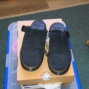 Dr marten carlson black mules